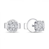 Обручальное кольцо E2011-1851358BXD-R17-М7630 из белого золота, гладкое