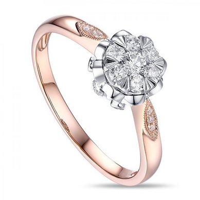 Помолвочное кольцо R2011-1851142AD-М7642 - Ювелирный бренд Московский ювелирный завод