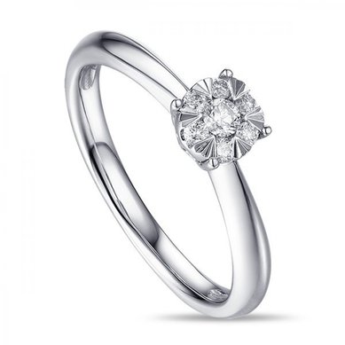 Помолвочное кольцо R2011-1851351AD-М7644 - Ювелирный бренд Московский ювелирный завод