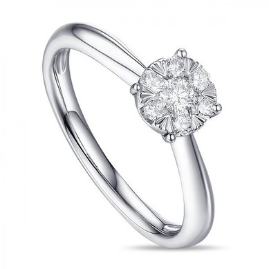 Помолвочное кольцо R2011-1851352AD-М7645 - Ювелирный бренд Московский ювелирный завод