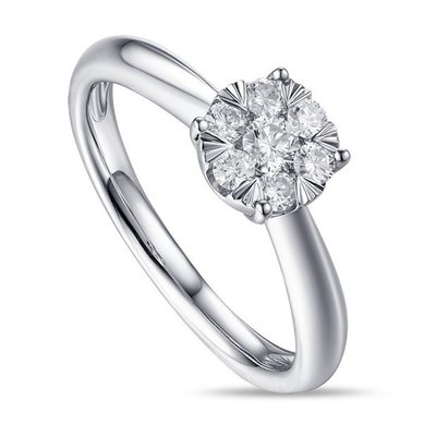 Помолвочное кольцо R2011-1851353AD-М7646 - Ювелирный бренд Московский ювелирный завод