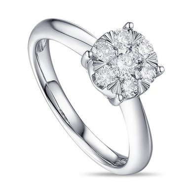 Помолвочное кольцо R2011-1851354AD-М7647 - Ювелирный бренд Московский ювелирный завод