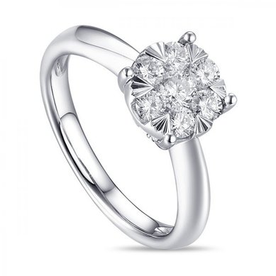 Помолвочное кольцо R2011-1851355AD-М7648 - Ювелирный бренд Московский ювелирный завод