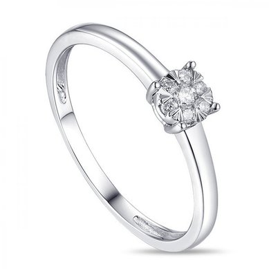 Помолвочное кольцо R2011-1851358AXD-R17-М7649 - Ювелирный бренд Московский ювелирный завод