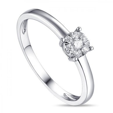 Помолвочное кольцо R2011-1851359AXD-R17-М7650 - Ювелирный бренд Московский ювелирный завод