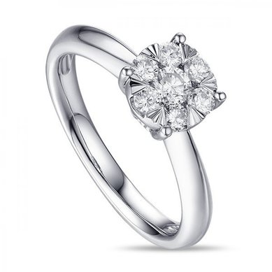 Помолвочное кольцо R2011-1851361AD-М7652 - Ювелирный бренд Московский ювелирный завод