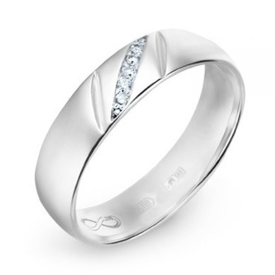 Обручальное кольцо R01-WED-00017-М7661 - Ювелирный бренд Московский ювелирный завод