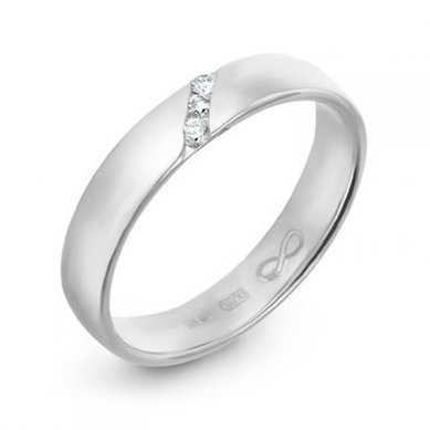 Обручальное кольцо R01-WED-00019-М7663 - Ювелирный бренд Московский ювелирный завод