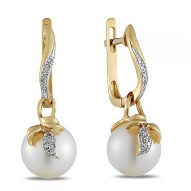 Серьги E108-1982356CP-R17-М7679 - Ювелирный бренд Московский ювелирный завод