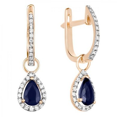 Серьги E108-351423CS-R17-М7693 - Ювелирный бренд Московский ювелирный завод