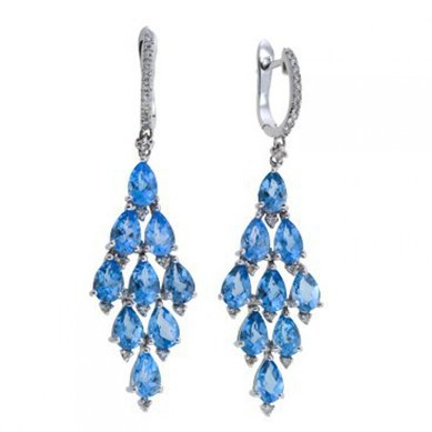 Серьги E189-P02580E-W-BT-М7702 - Ювелирный бренд Московский ювелирный завод