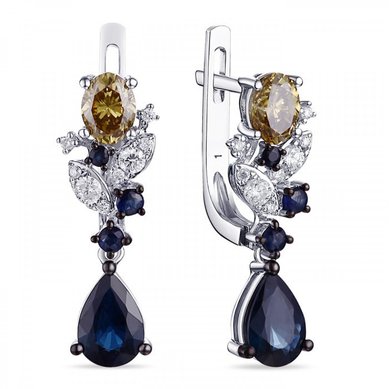 Серьги E2006-1982629CAXD-М7707 - Ювелирный бренд Московский ювелирный завод