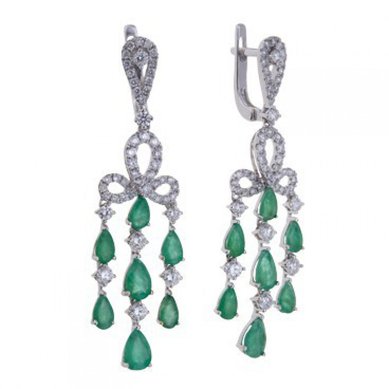 Серьги E2603-SE3666DIEM20-М7709 - Ювелирный бренд Московский ювелирный завод