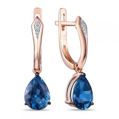 Серьги E2607-1982881CYU-R17-М7715 - Ювелирный бренд Московский ювелирный завод