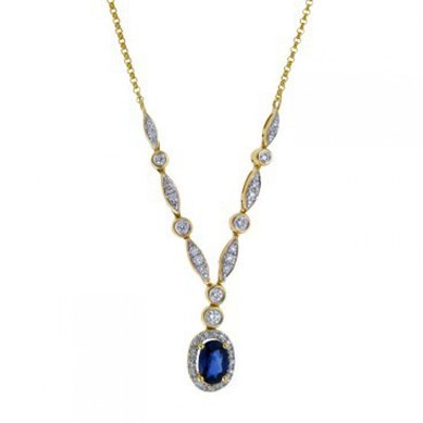 Ожерелье N108-351704D1FQQUSN-М7718 - Ювелирный бренд Московский ювелирный завод