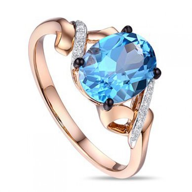 Украшение для невесты R2607-1982855AB-R17-М7742 - Ювелирный бренд Московский ювелирный завод