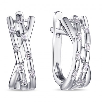 Серьги E108-1982664CD-R17-М7744 - Ювелирный бренд Московский ювелирный завод