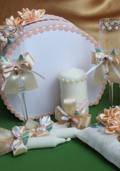 Бежевый набор C95449 - Салон аксессуаров Cветлана Дубич